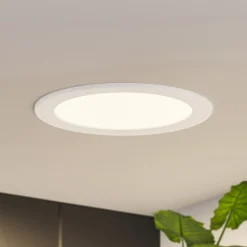 PRIOS LED-indbygningslampe Cadance, hvid, 22 cm, CCT, IP44