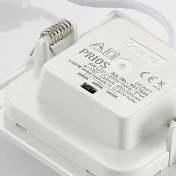 LED-indbygningslampe Helina, hvid, 11,5 cm, dæmpbar^PRIOS Online