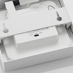 PRIOS LED-loftlampe Alette, hvid, 17,2 cm, dæmpbar