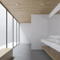 LED-loftlampe Alette, sølv, 12,2 cm, dæmpbar^PRIOS Online