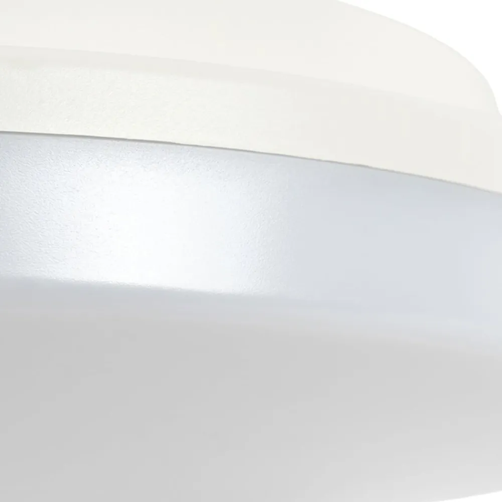 PRIOS LED-loftlampe Artin, Ø 28 cm, hvid, CCT, IP65