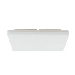 LED-loftlampe Artin, 33 cm, hvid, kantet, sensor^PRIOS Online