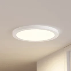 PRIOS Gang|Loftlamper>LED-loftlampe Aureka, sæt med 2, sensor, Ø 33 cm, hvid