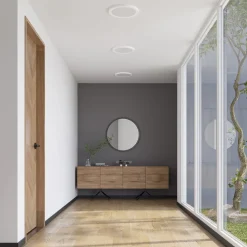 PRIOS LED-loftlampe Aureka, sæt med 3, sensor, Ø 33 cm, hvid