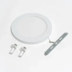 PRIOS LED-loftlampe Aureka, bevægelsessensor, Ø 23 cm, hvid