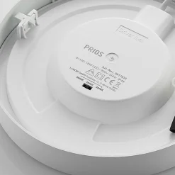 PRIOS LED-loftlampe Edwina, hvid, 23 cm, CCT, IP44