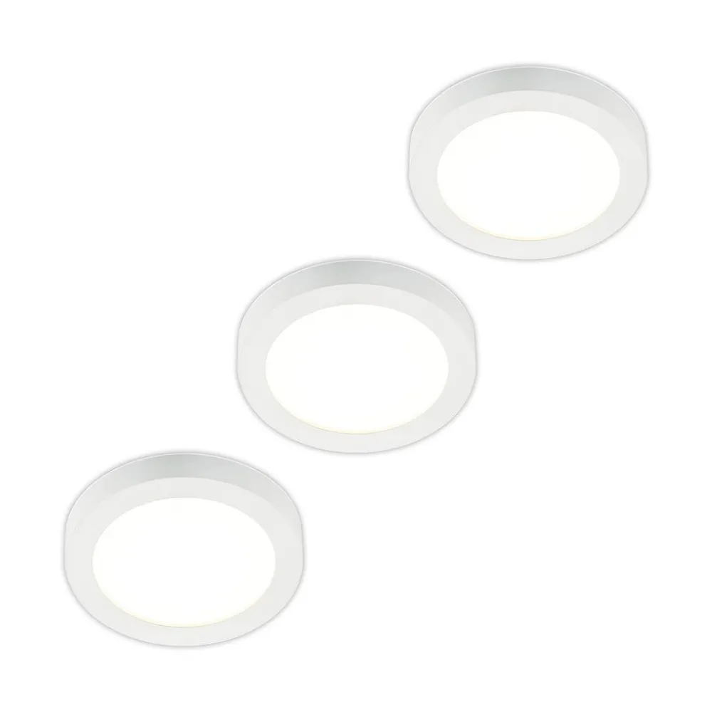 LED-loftlampe Edwina, hvid, 25 cm, sæt med 3 stk^PRIOS Sale