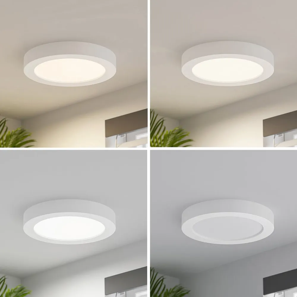 LED-loftlampe Edwina, hvid, 25 cm, sæt med 3 stk^PRIOS Sale