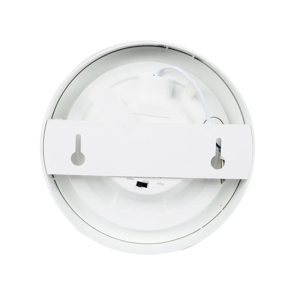 LED-loftlampe Edwina, hvid, 18 cm, sæt med 3 stk^PRIOS