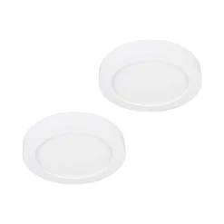 LED-loftlampe Edwina, hvid, 12 cm, sæt med 2 stk^PRIOS Clearance