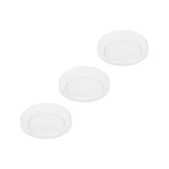 PRIOS LED-loftlampe Edwina, hvid, 23 cm, sæt med 3 stk