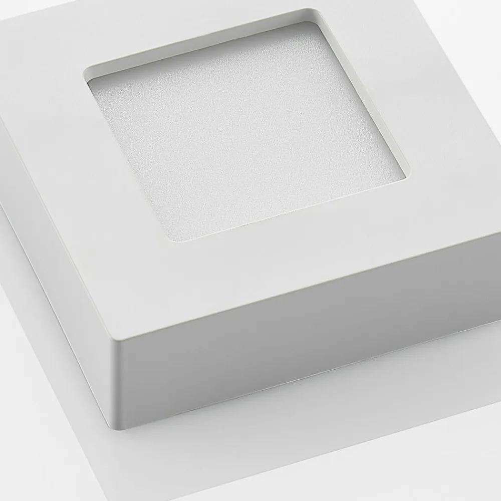 LED-loftslampe Alette, hvid, 12,2 cm, dæmpbar^PRIOS Discount