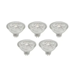 LED-reflektor GU5.3 4.9W 500lm 36° klar 840 sæt med 5 stk^PRIOS Outlet