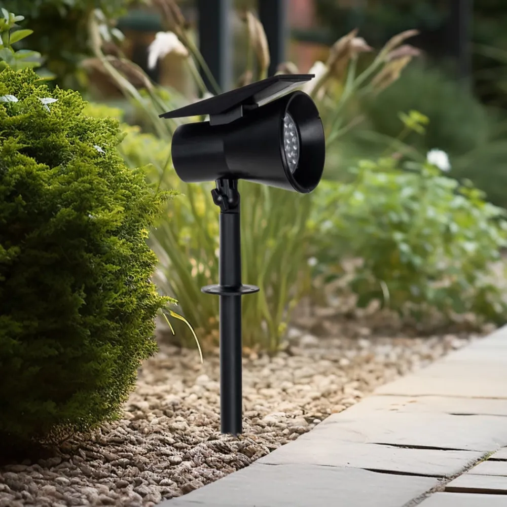 LED-solspot Birko, højde 56 cm, sort, jordspyd^PRIOS Sale