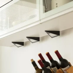 PRIOS Odia LED-underskabsbelysning, sort, 3 stk