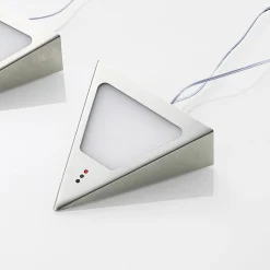 PRIOS Odia LED-underskabsbelysning, stål, 2 lyskilder.