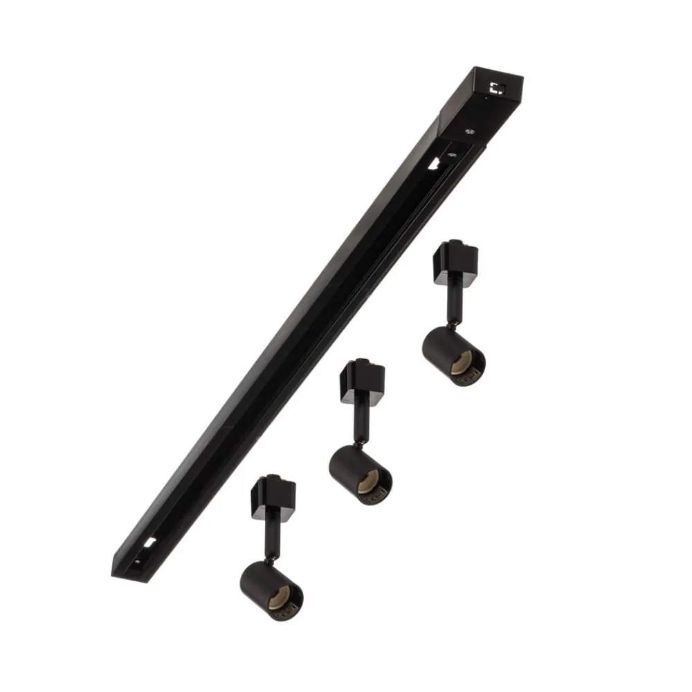 Okko 1 lyskilde skinnesystem 3 lyskilder sort^PRIOS Hot