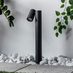 Tulimar sokkellampe, 45 cm, antracit 1 lyskilde, metal^PRIOS Hot