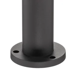 PRIOS Tulimar sokkellampe, 45 cm, antracit, 2 lyskilder, aluminium