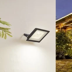PRIOS Terrassebelysning|Udendørs Spot>udendørs LED-spot Maikel, 100W, 8000lm, metal
