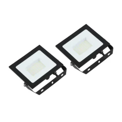 udendørs LED-spot Maikel, 50 W, metal, 2 stk^PRIOS Best