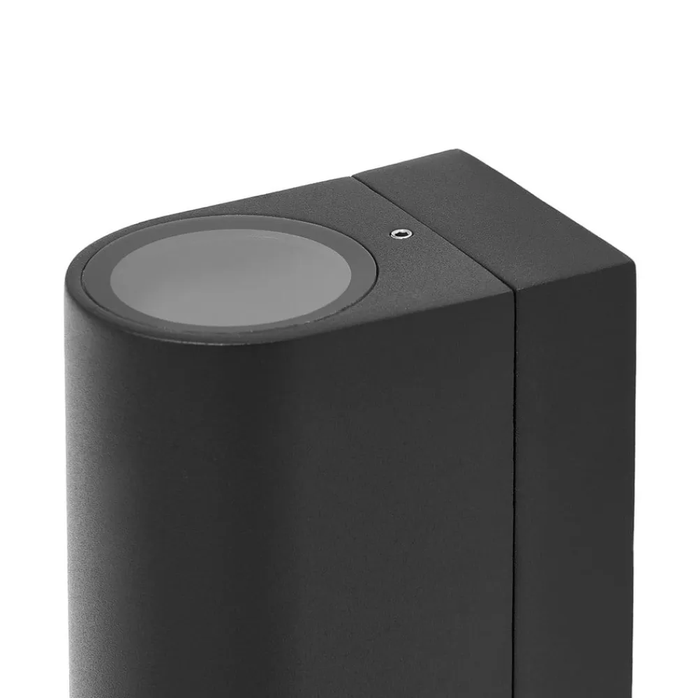 PRIOS Væglampe Med Sensor|Væglamper>udendørs væglampe Tetje, sort, rund, sensor