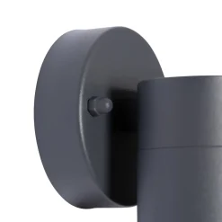 PRIOS udendørs væglampe Tulimar, 1 lyskilde, antracit, metal