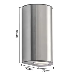 Zavallina LED udendørs væglampe, op & ned^PRIOS Online