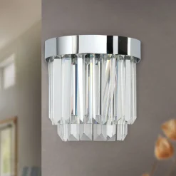 Prism LED-væglampe med up- and downlight, krom^ORION Outlet