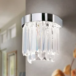 Prism LED-væglampe med up- and downlight, krom^ORION Outlet