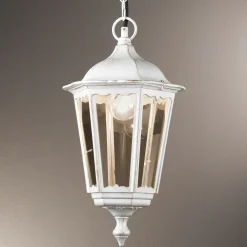 ORION Udendørs Pendellamper>Puchberg hængelampe til udendørs brug, hvid-guld