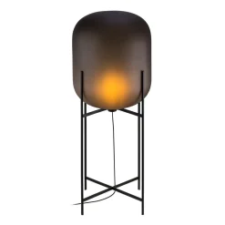 pulpo gulvlampe Oda In Between, røggrå ætset/sort