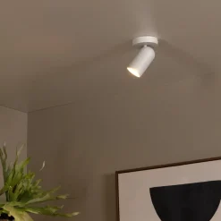 Lucide Punch vægspot, 1 lyskilde, hvidt