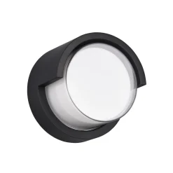 Puno udendørs LED-væglampe, IP54, rund^Reality Leuchten Hot