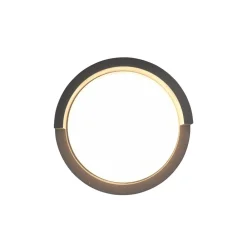 Puno udendørs LED-væglampe, IP54, rund^Reality Leuchten Hot