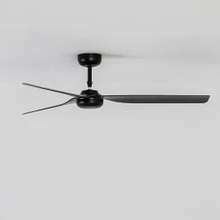 Punt M loftventilator, DC, 3 vinger, sort^FARO BARCELONA Hot