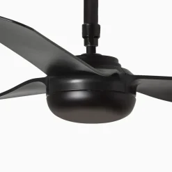 Punt M loftventilator, DC, 3 vinger, sort^FARO BARCELONA Hot