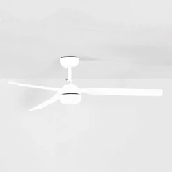 FARO BARCELONA Loftventilatorer>Punt M loftventilator, DC, LED-lampe, hvid