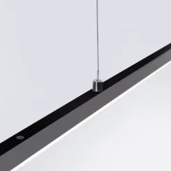 PURE LED hængelampe Lite, antracit, 100 cm, CCT, dæmpbar