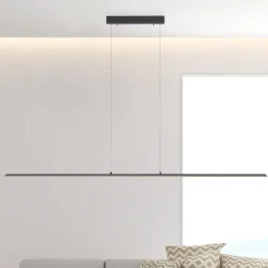 PURE Pendellamper>LED hængelampe Lite, antracit, 160 cm, CCT, dæmpbar