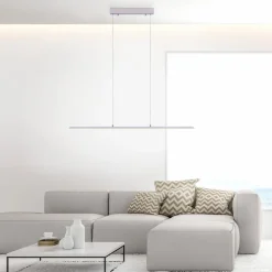 LED hængelampe Lite, sølv, 100 cm, CCT, dæmpbar^PURE Discount