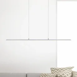 LED hængelampe Lite, sølv, 100 cm, CCT, dæmpbar^PURE Discount