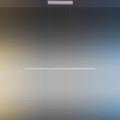 LED hængelampe Lite, sølv, 100 cm, CCT, dæmpbar^PURE Discount