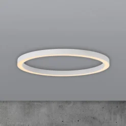 PURE Loftlamper|Loftlamper>LED-loftlampe Lines, Ø 70 cm, hvid, CCT-fjernbetjening