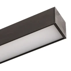 LED-loftlampe Lines, 110 cm, antracit, CCT, fjernbetjening^PURE Online