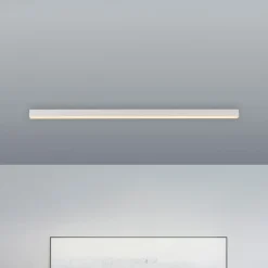 LED-loftlampe Lines, hvid, 110 cm, CCT, fjernbetjening^PURE Discount