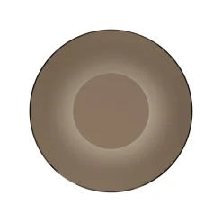 LED-væglampe Moon, bronze, Ø 32 cm, glas/aluminium^PURE Discount