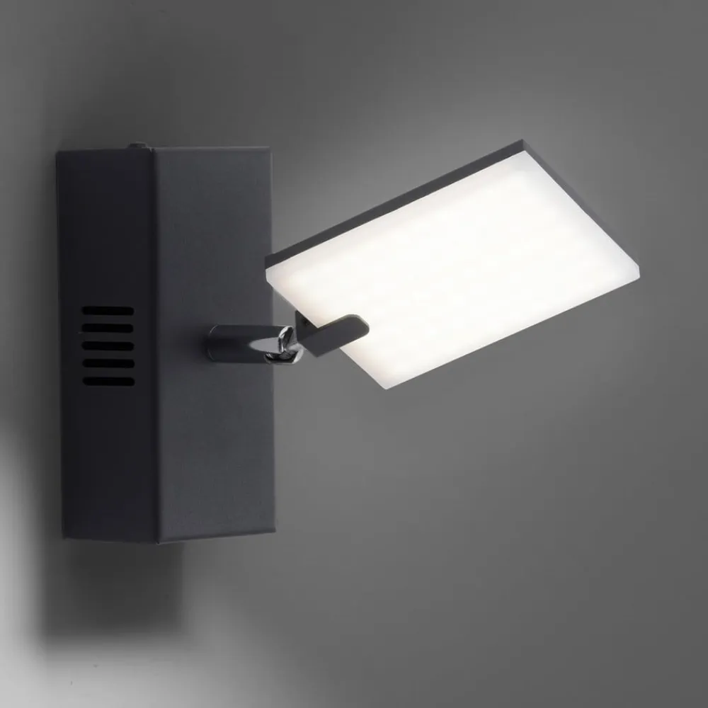 PURE Mira LED-væglampe med fjernbetjening CCT sort