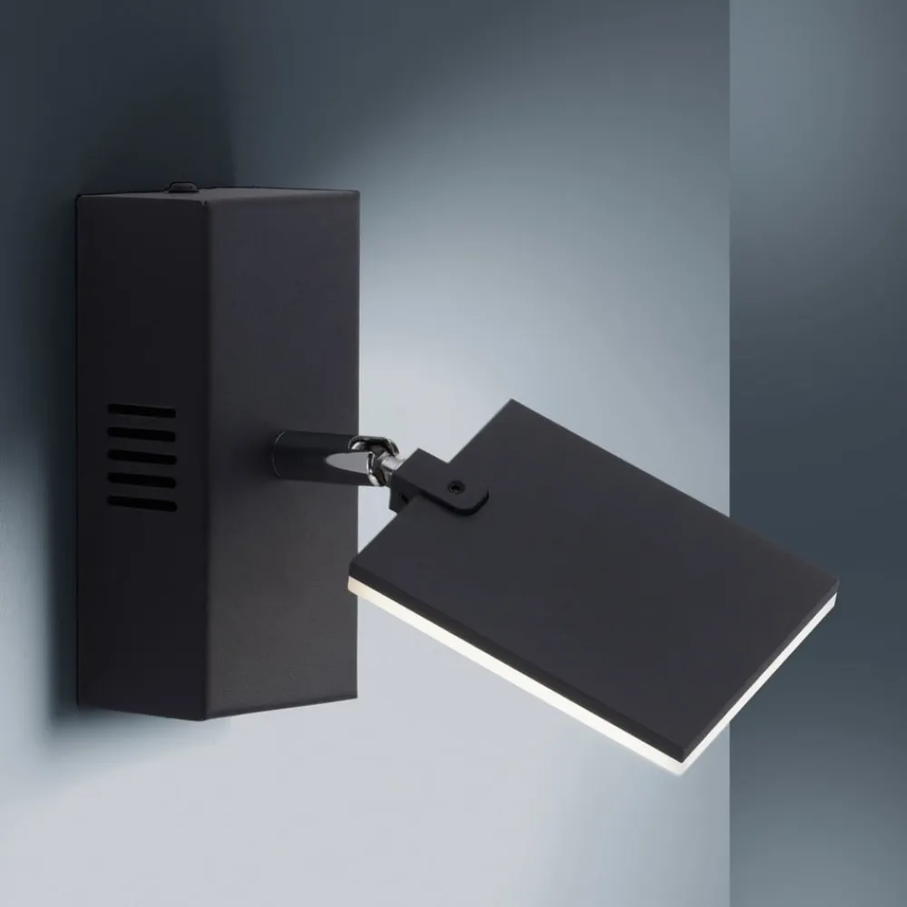 PURE Mira LED-væglampe med fjernbetjening CCT sort