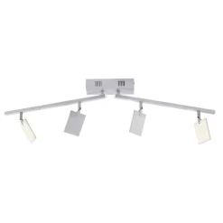 PURE Mira loftlampe 4 lk, fjernbetjening CCT, alu